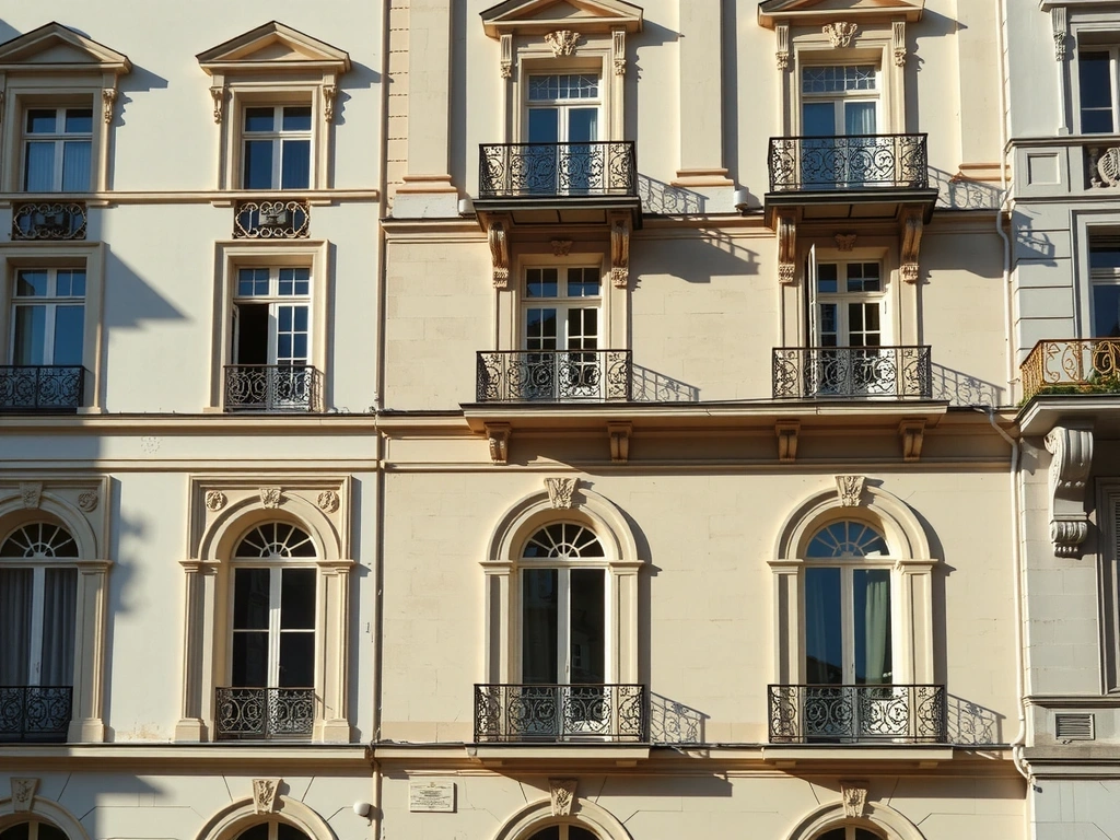 Restored Haussmannian Facade